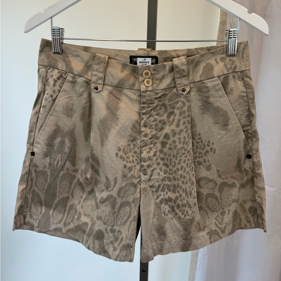 MASON’S Forte Dei Marmi Emily Leopard Print Short - Picture 1 of 6